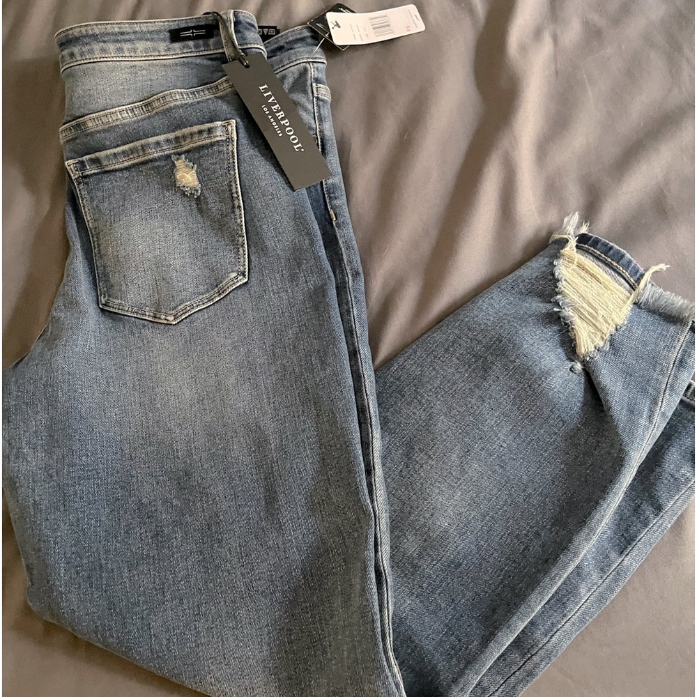 Liverpool cropped boyfriend jeans